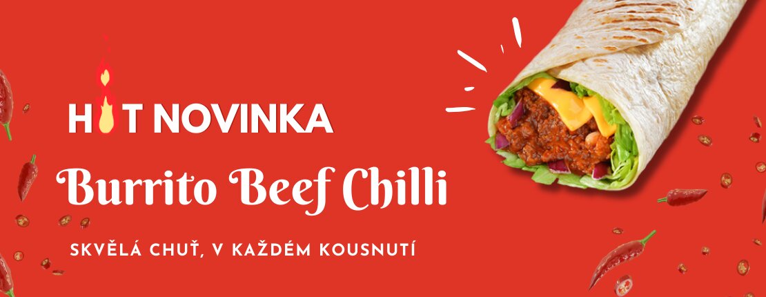 Burrito Beef Chilli - Novinka